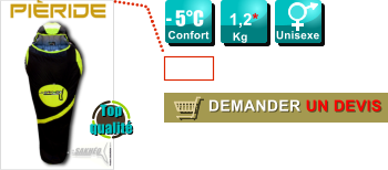 Top  qualit� Unisexe - 5�C Confort Kg 1,2* DEMANDER UN DEVIS